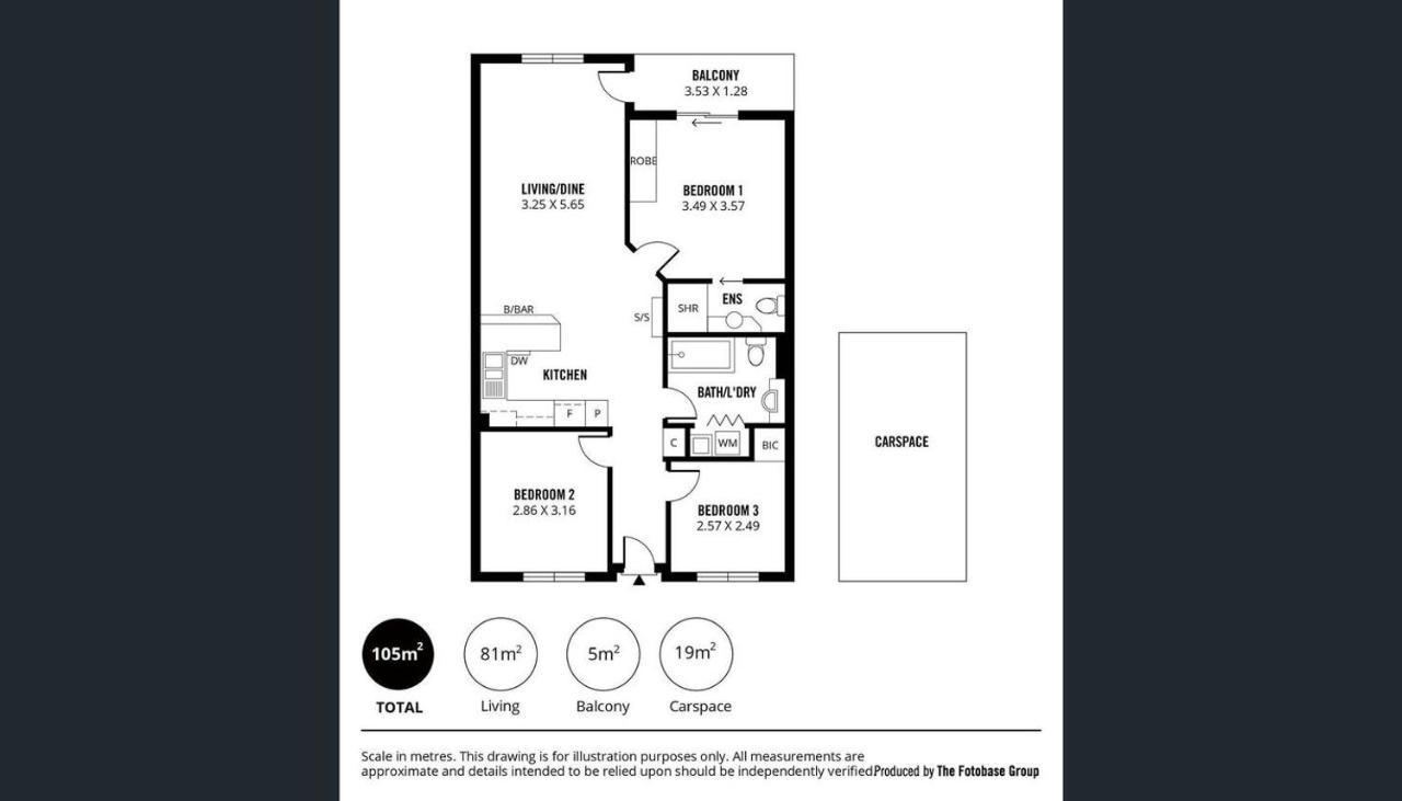 Adelaide Central Apartment - 3Br, 2Bath & Carpark Exterior photo